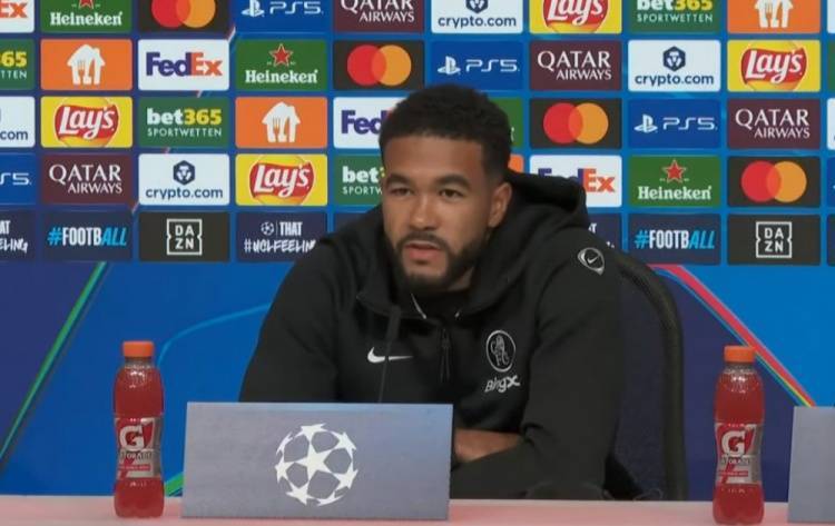 里斯-詹姆斯：我们想在最高水平竞争 祝杰克逊顺利但不包括明晚